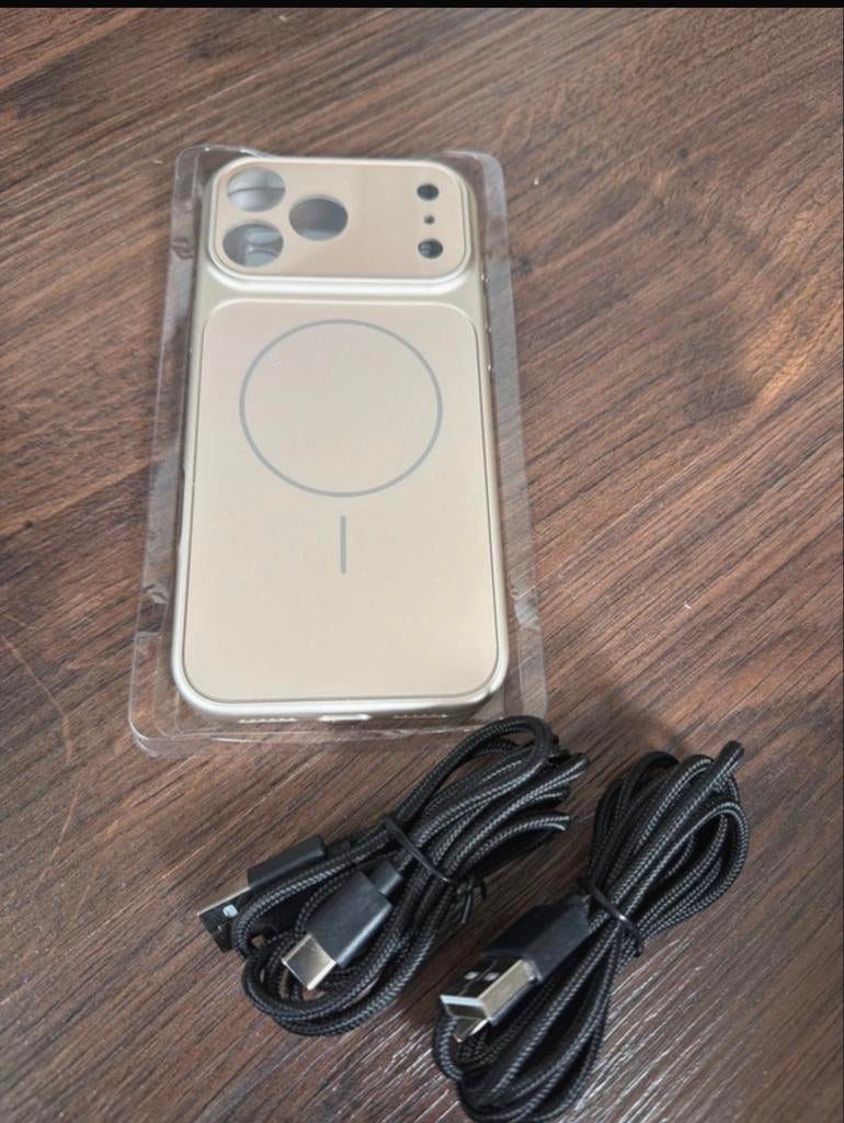 Hoesje iPhone 17 Pro Max + 2 USB-C oplaadkabels, Telecommunicatie, Mobiele telefoons | Hoesjes en Frontjes | Apple iPhone, Nieuw