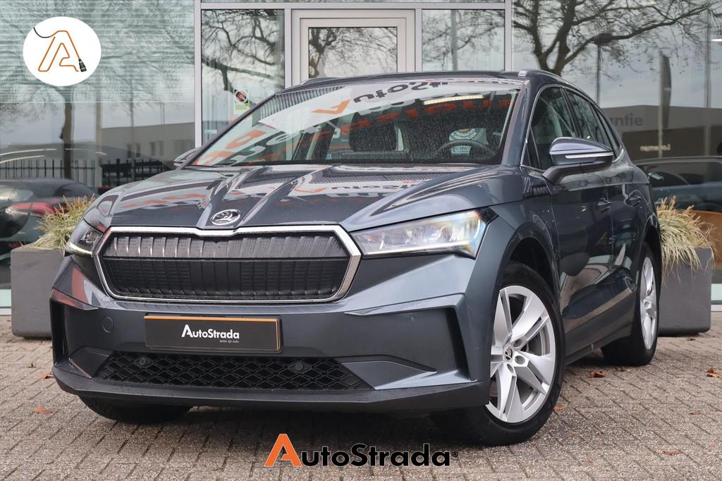 Skoda Enyaq Iv 80 Navigatie I Camera I Carplay I DAB I LED |, Gebruikt, 95 pk, Met garantie (alle), Leder en Stof