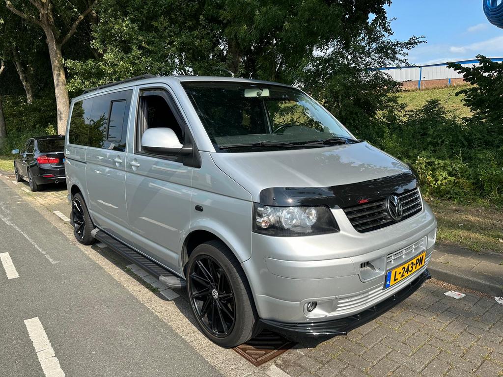 Volkswagen transporter 2009 Camper automaat airco 4 persoons, Auto's, Euro 5, Zwart, 4 stoelen, Diesel