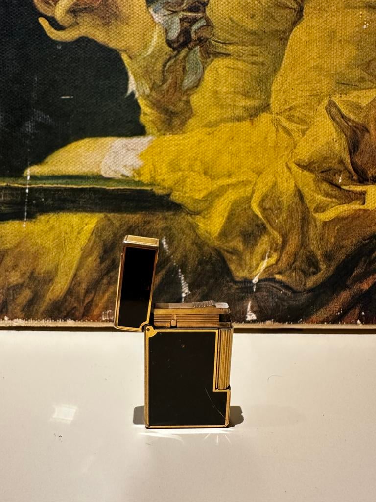 St Dupont Laque de Chine aansteker, Verzamelen, Ophalen of Verzenden, Gebruikt