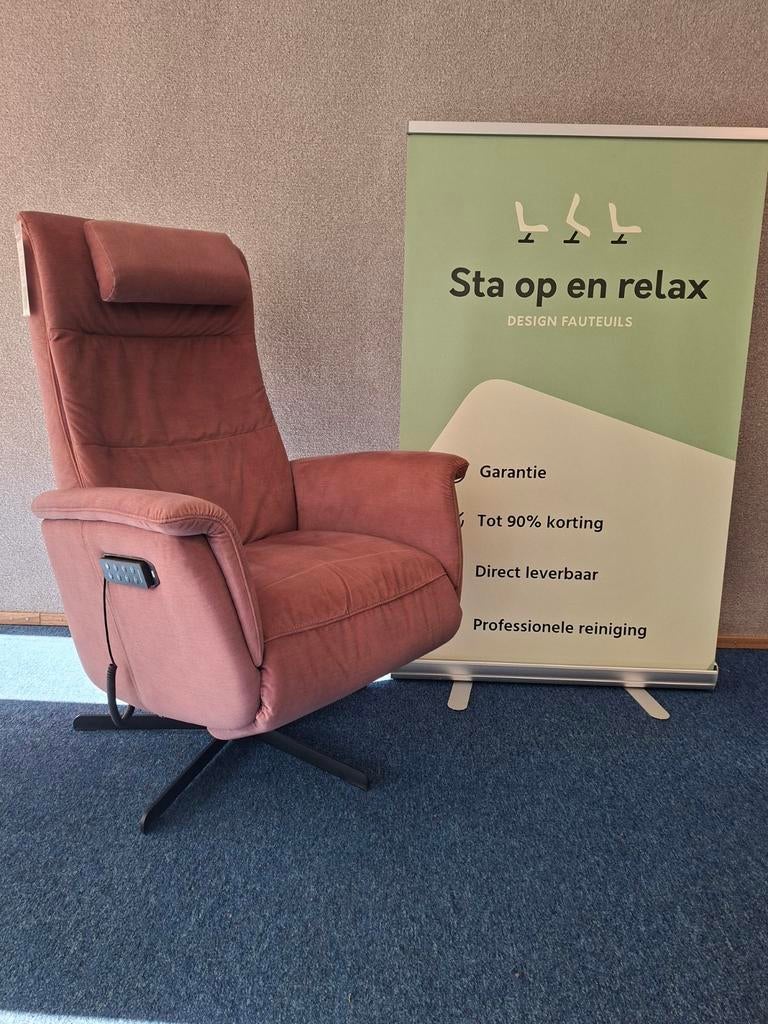 Sta op relax fauteuil Prominent S-100 ZGAN extra luxe !, Minder dan 75 cm, Hoofdstraat 60 Schijndel, Ophalen of Verzenden, Zo goed als nieuw