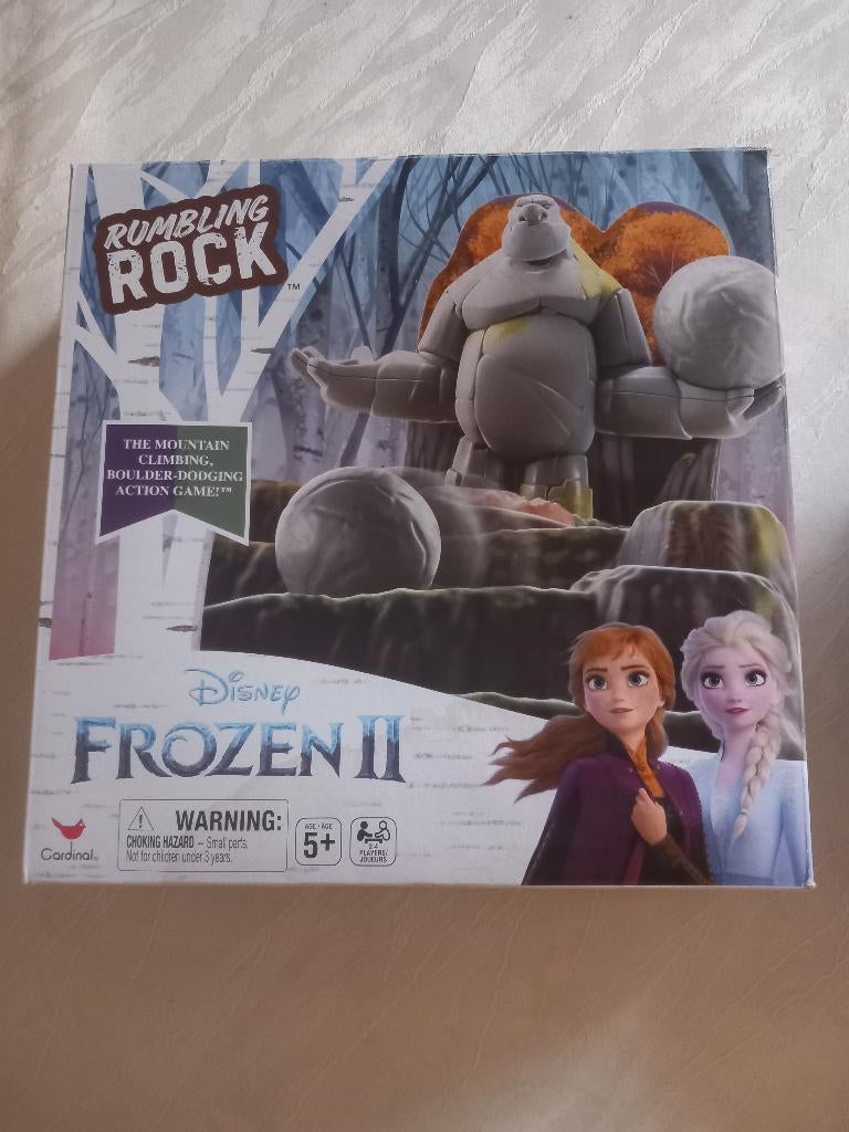 Frozen 2 - Rumbling Rock 3D-bordspel (Nijmegen oost), Een of twee spelers, Ophalen of Verzenden, Zo goed als nieuw