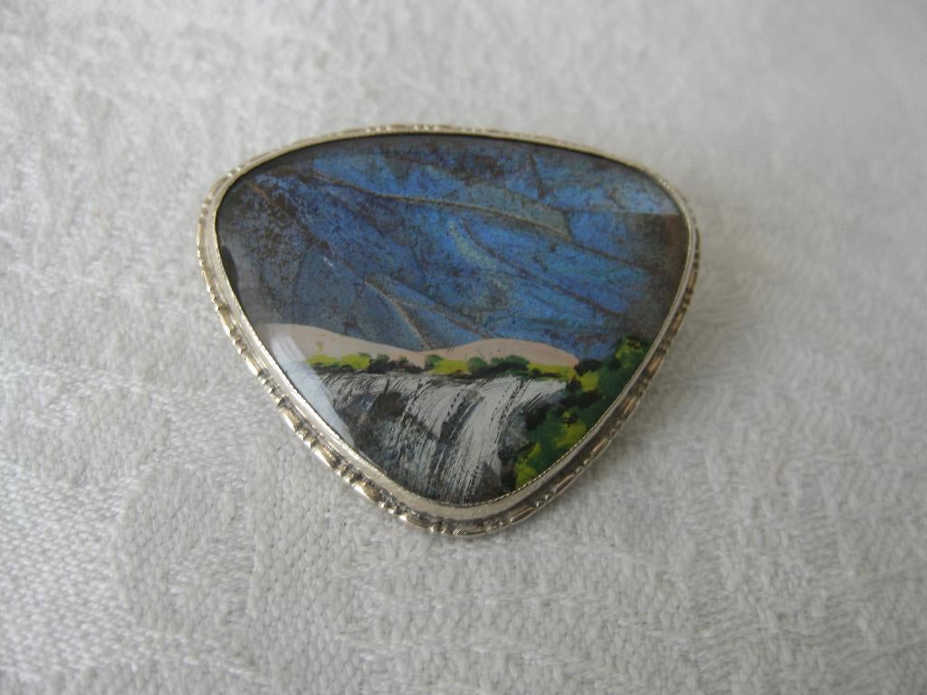 TLM Sterling zilveren broche. Engeland, Ophalen of Verzenden, Zilver, Broche