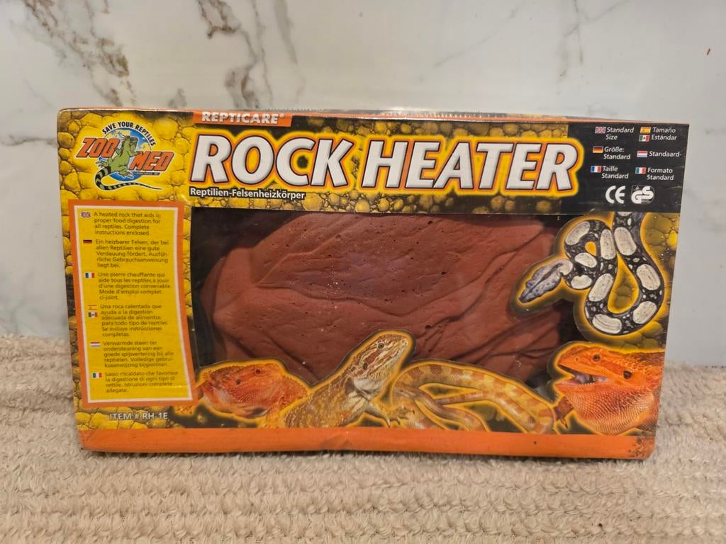 Zoo Med Rock Heater RH-1E nieuw in doos reptiel, Ophalen of Verzenden, Nieuw, Tak, Plant, Rots of Steen