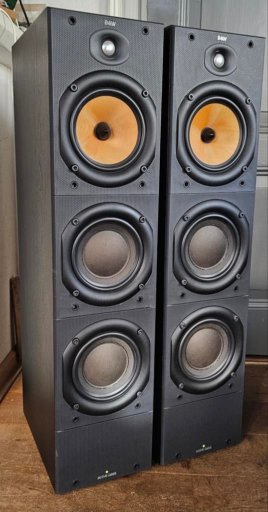 B&W DM605 S2 dubbele actieve 130w subwoofers, 31kg,garantie, Ophalen, B&W, Bowers & Wilkins (B&W), 120 watt of meer