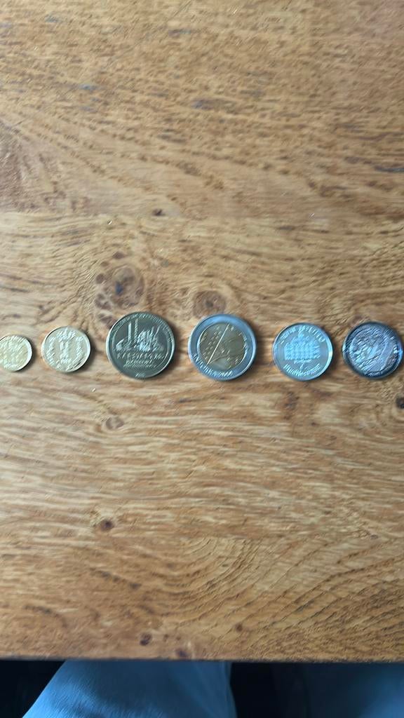 Vijftal munten, Postzegels en Munten, Ophalen of Verzenden, Nederland, Munten