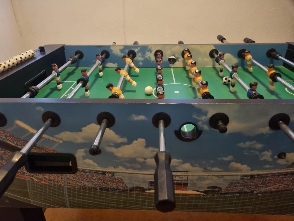 tafelvoetbalspel, Ophalen, Gebruikt