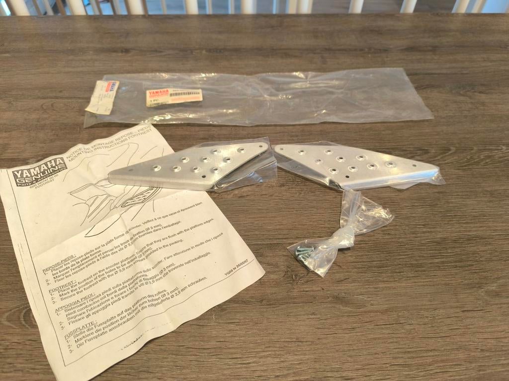 Nieuwe Yamaha Aerox Voetplaatbeschermers NOS, Ophalen of Verzenden, Nieuw, Yamaha