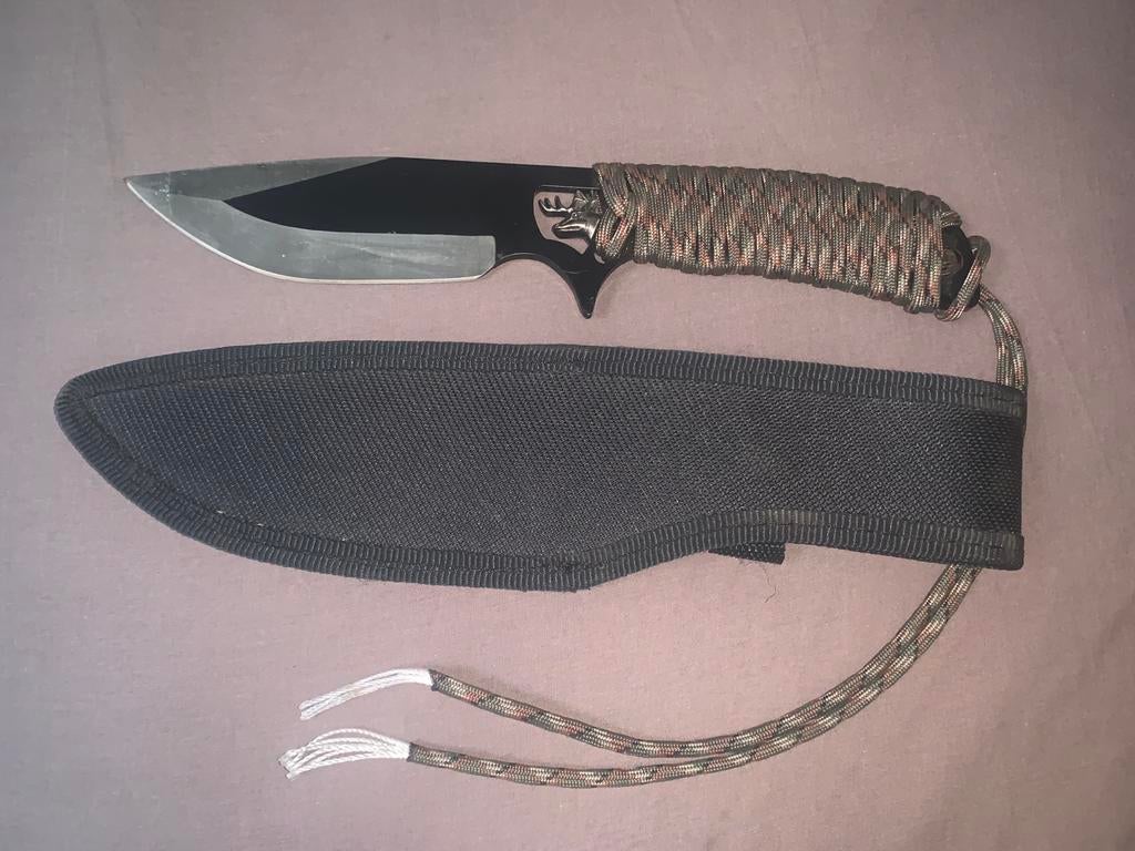 Mooi mes met Paracord Handvat, Verzamelen, Ophalen of Verzenden, Overige soorten, Overige gebieden, Mes of Dolk