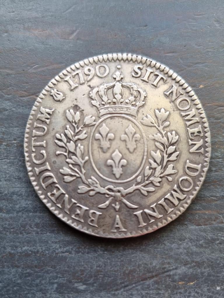 1 ecu 1790 frankrijk, Ophalen of Verzenden, Frankrijk, Zilver
