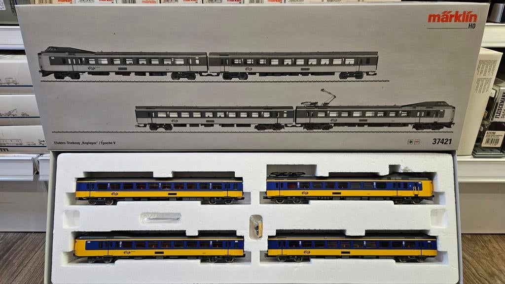 Marklin 37421 NS Koploper ICM 4-delig MFX & Sound, Wisselstroom, Ophalen of Verzenden, NS, Märklin