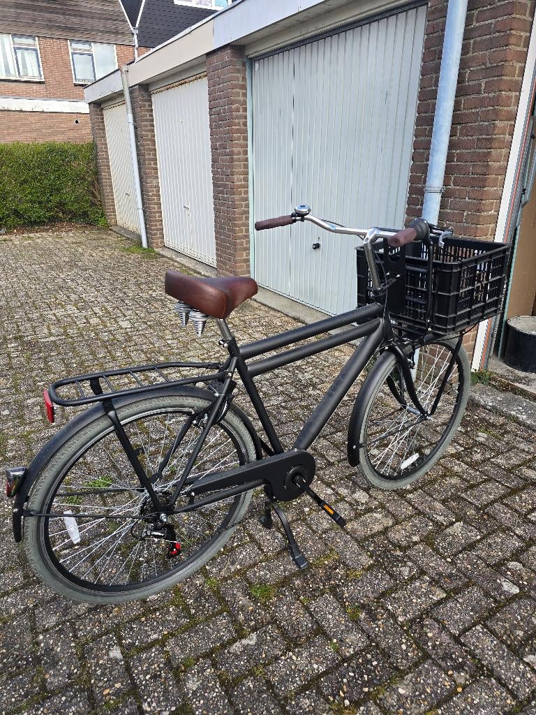Spirit Transporter 6-Speed ​​Men's Bicycle Matte Black, Versnellingen, Zo goed als nieuw, 57 tot 61 cm, Ophalen