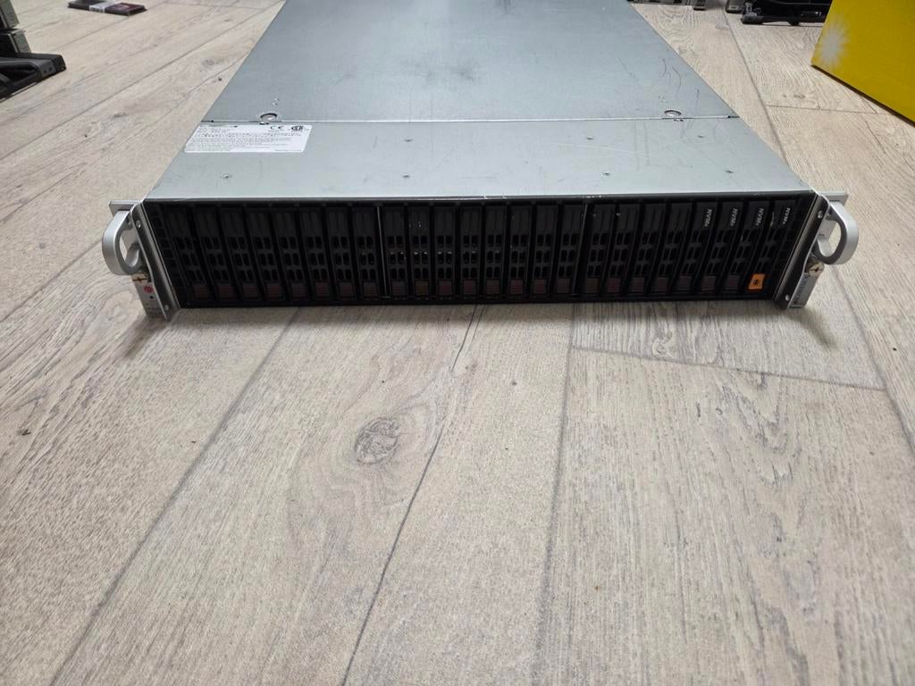 Supermicro X10 24x SFF server - 32gb ram - 17tb HDD, Ophalen, Gebruikt, 2 tot 3 Ghz, 32 GB