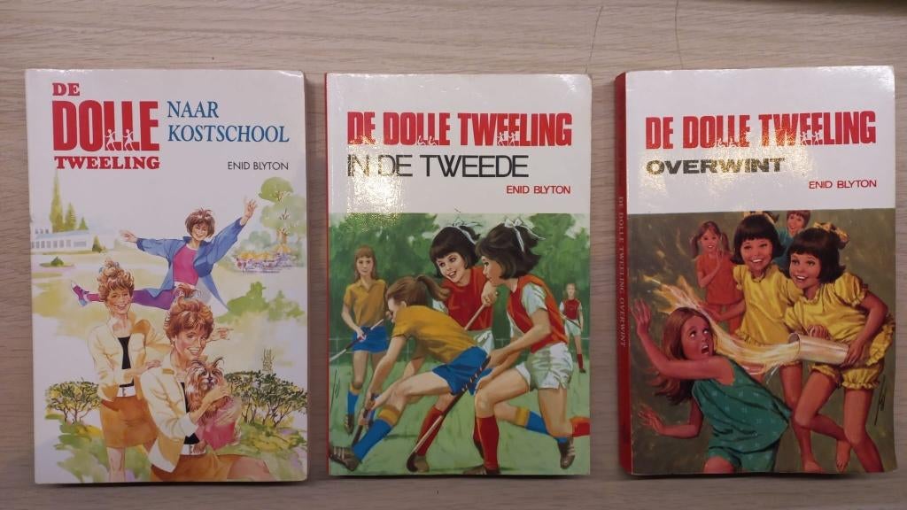 de dolle tweeling Enid Blyton, Ophalen of Verzenden, Gelezen, Enid Blyton