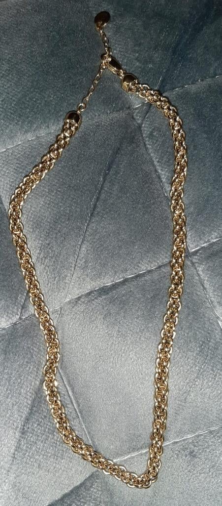 Goudkleurige ketting, merk Tommy Hilfiger, Sieraden, Tassen en Uiterlijk, Kettingen, Ophalen of Verzenden, Nieuw, Goud, Overige materialen