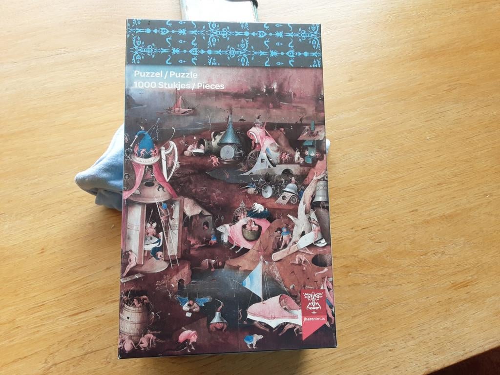 Jheronymus Bosch puzzel 1000stukjes, Ophalen of Verzenden, 500 t/m 1500 stukjes