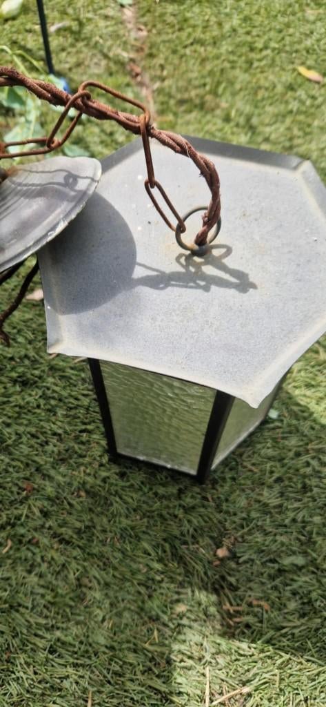 2 verschillende buiten/wand lampen (brocante), Gebruikt, Minder dan 50 watt, Wandlamp, Ophalen of Verzenden