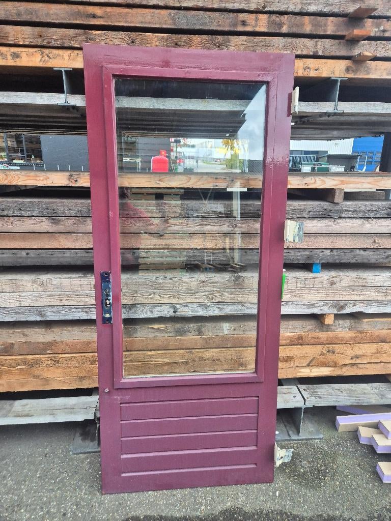 Achterdeur schuurdeur buitendeur deur 207 x 88 ( 426 ), Doe-het-zelf en Verbouw, Deuren en Horren, Ophalen, Gebruikt, 120 cm of meer