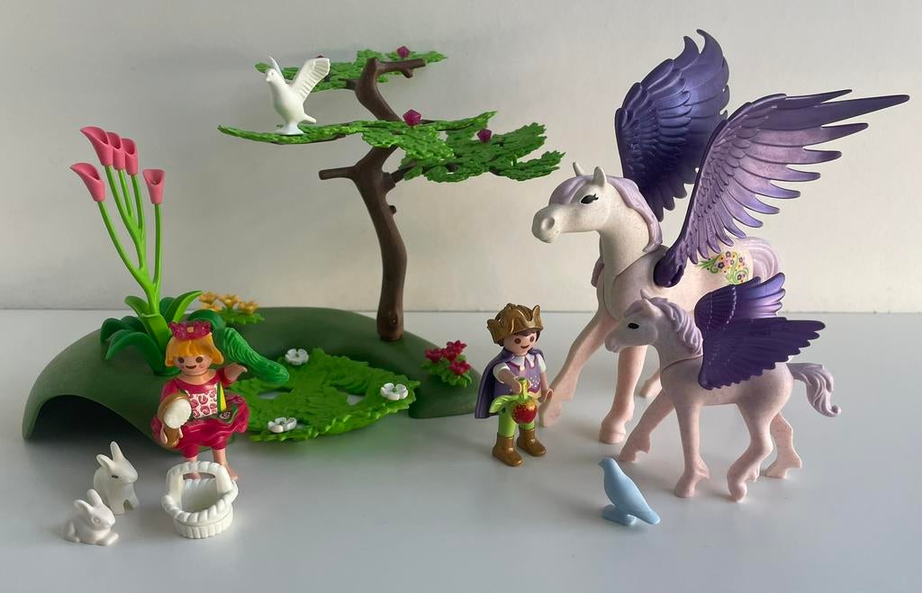 Playmobil 5478 - Koningskinderen met Pegasus en veulen, Ophalen of Verzenden, Zo goed als nieuw