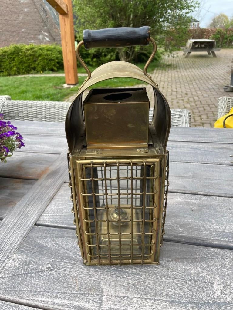 Antieke stormlantaarn, Ophalen of Verzenden, Gebruikt