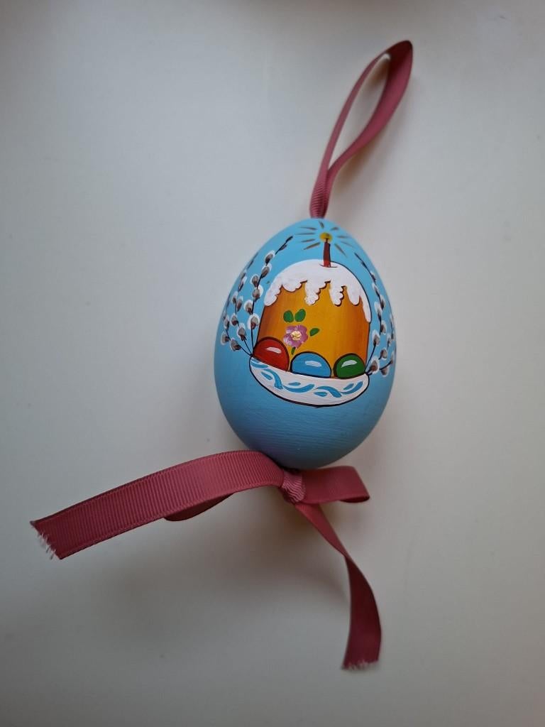 Te koop: traditioneel beschilderd paasei, Ophalen of Verzenden, Zo goed als nieuw