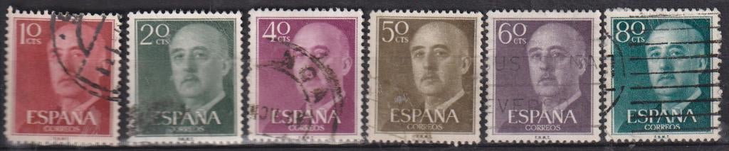 Spanje 1955 Franco, Verzenden, Gestempeld, Overige thema's