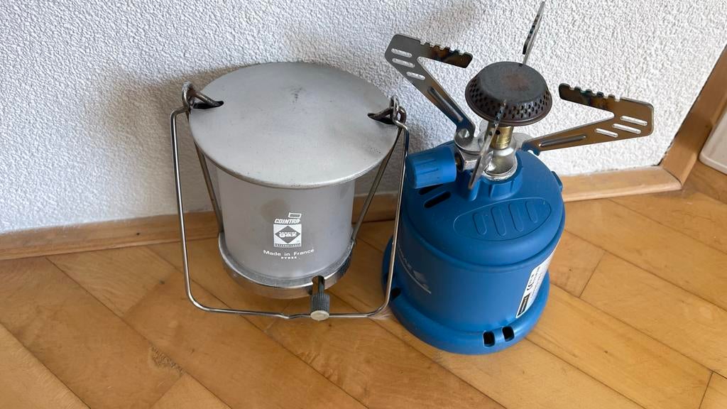 Campingaz Lumogaz RAA R lamp en kooktoestel 206 S, Caravans en Kamperen, Kampeeraccessoires, Ophalen of Verzenden, Gebruikt