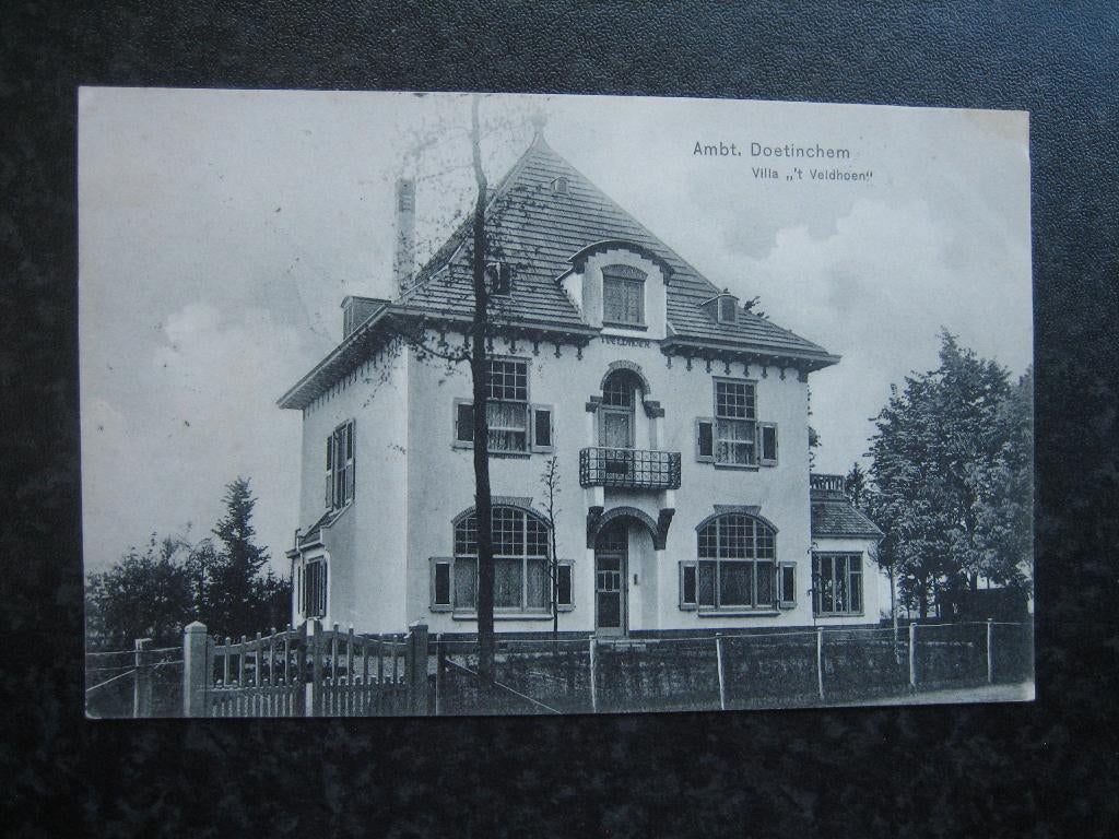 DOETINCHEM Ambt  Villa 't Veldhoen 1906, Ophalen of Verzenden, Voor 1920, Gelderland