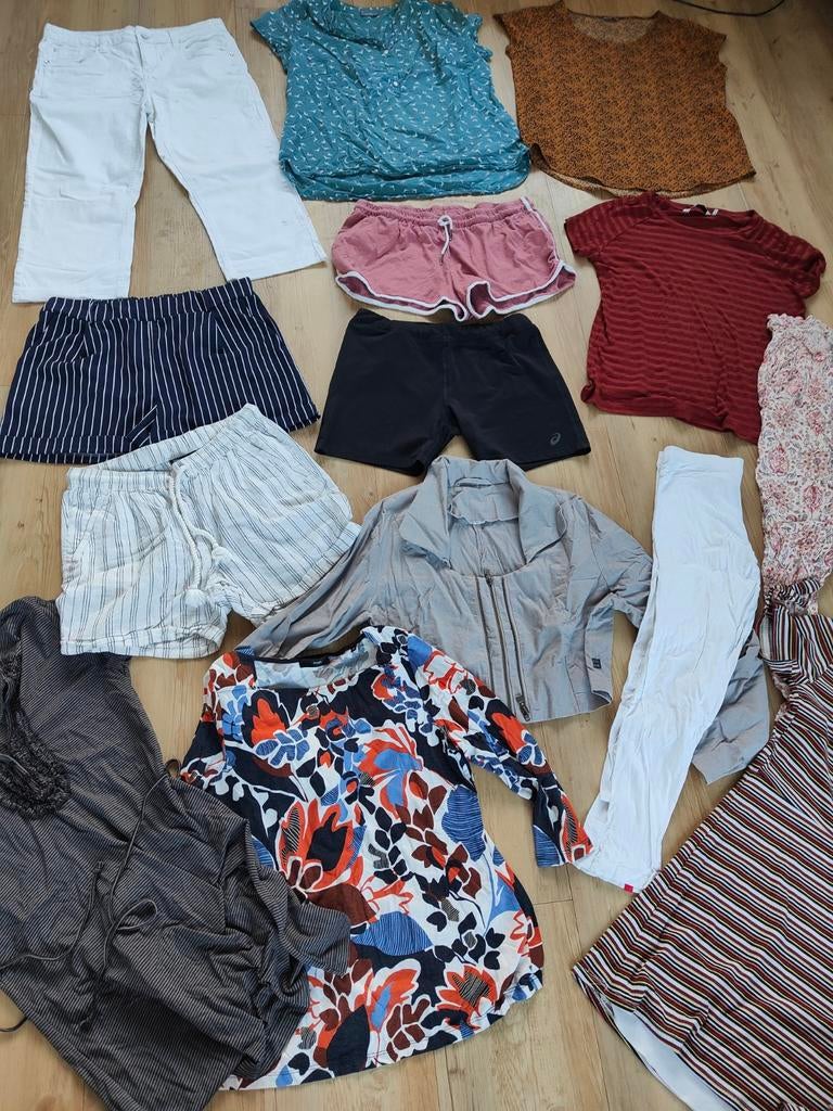 14-delig kledingpakket zomer dames maat L/XL, Ophalen of Verzenden, Zo goed als nieuw, Maat 46/48 (XL) of groter
