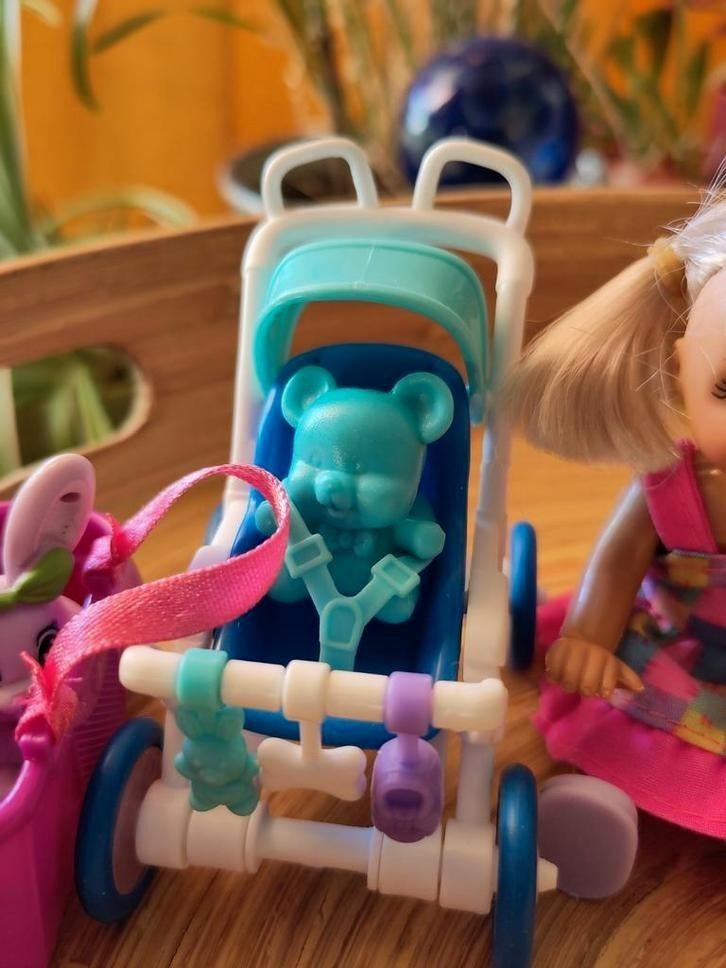 BARBIE Posh Pets 🐰 PETSTROLLER 2003 🐰 Mattel 2003 POPJES, Ophalen of Verzenden, Zo goed als nieuw, Overige typen