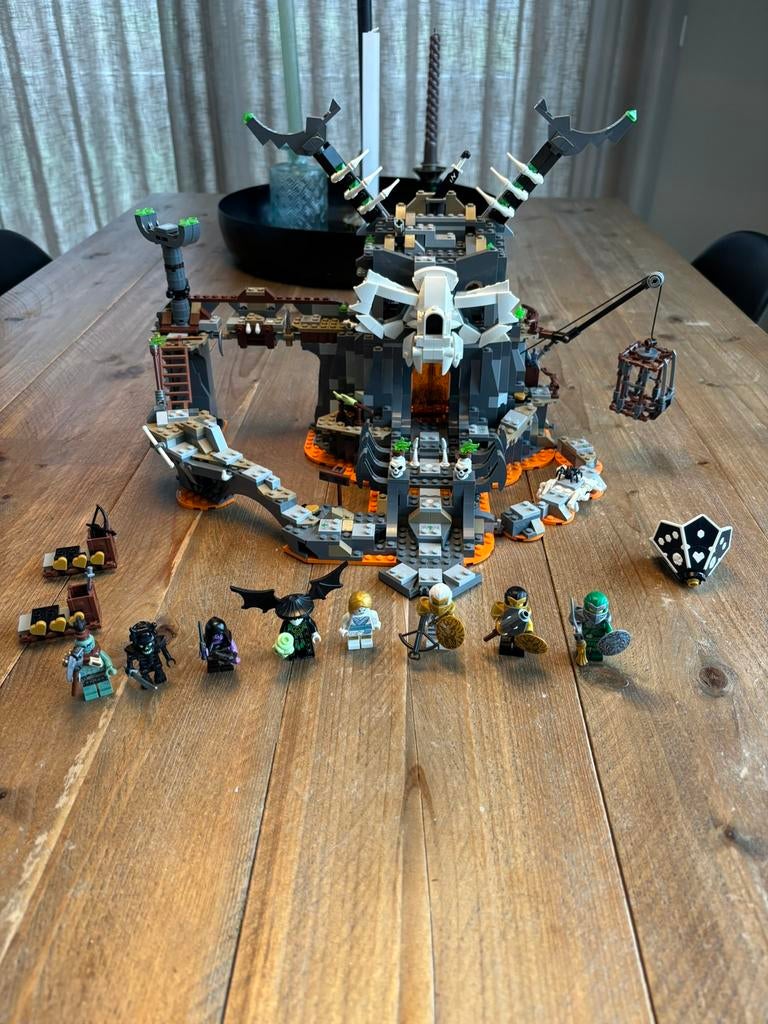 LEGO Ninjago – Skull Sorcerer‘s Kerkers 71722, Ophalen of Verzenden, Zo goed als nieuw, Complete set, Lego