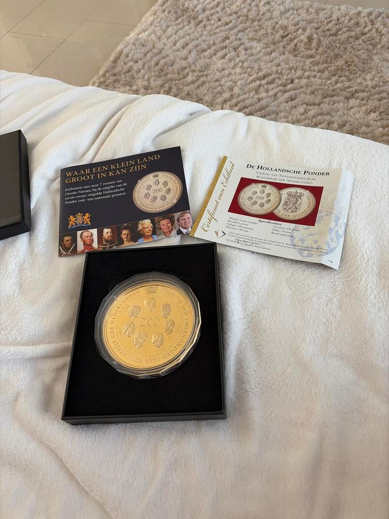 200 Jaar Koninkrijk der Nederlanden munt, Postzegels en Munten, Munten | Nederland, Ophalen, Koningin Beatrix, Overige waardes