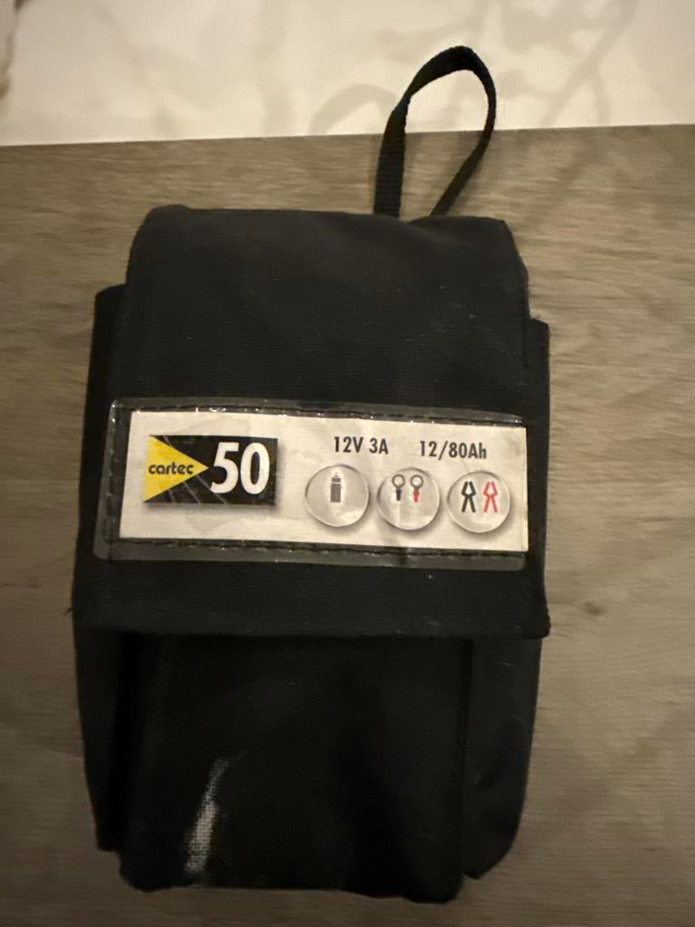 Cartec 50 Druppellader 12V 3A - Ideaal voor auto en motor, Ophalen of Verzenden, Gebruikt, Universele onderdelen