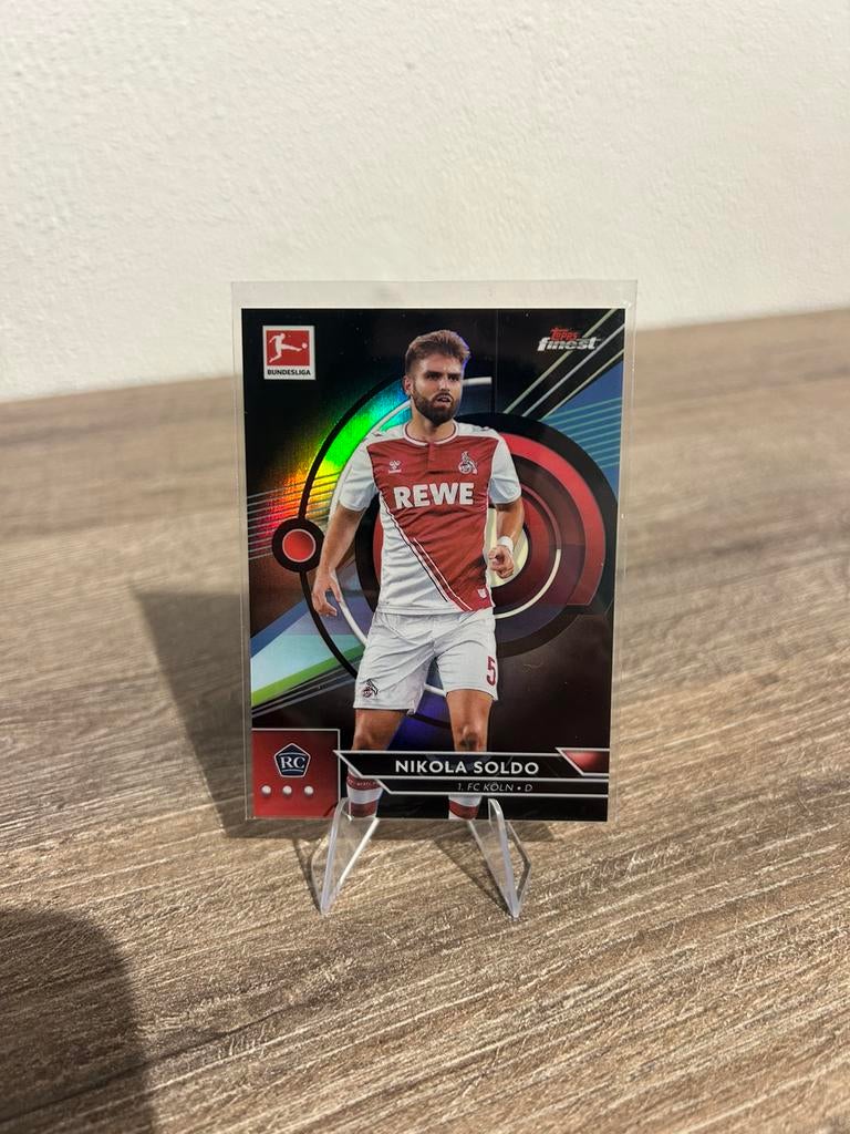 Nikola Soldo 2022-23 Topps Finest Bundesliga #74 /199 RC, Ophalen of Verzenden, Zo goed als nieuw, Buitenlandse clubs, Spelerskaart