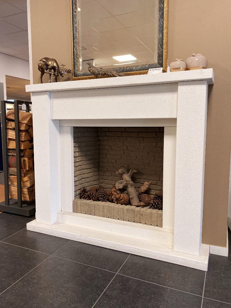 Helex Sinterhaard hout openhaard met schouw, Ophalen, Inbouwhaard, Houthaard