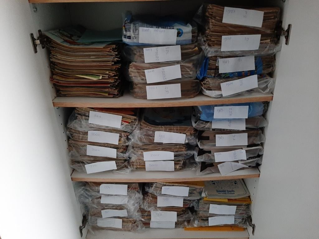 Jaargangen tijdschrift Donald Duck, Ophalen