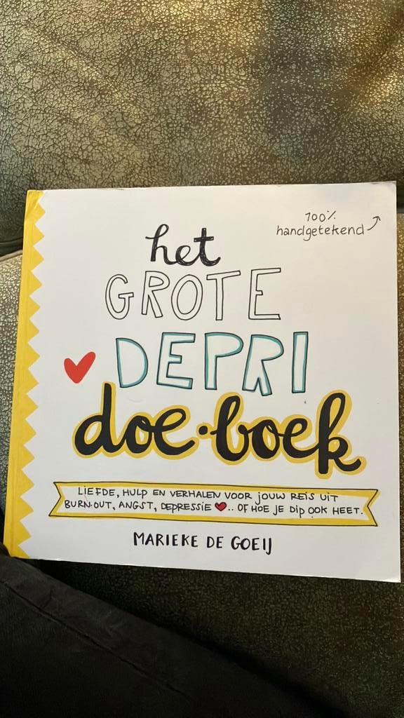 Marieke de Goeij - Het grote depri Doe-Boek, Boeken, Psychologie, Ophalen of Verzenden, Zo goed als nieuw, Marieke de Goeij