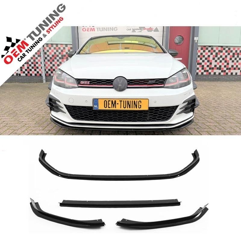 Frontlip geschikt voor GOLF 7.5 GTI | TCR-Look |17–20 | 3PCS