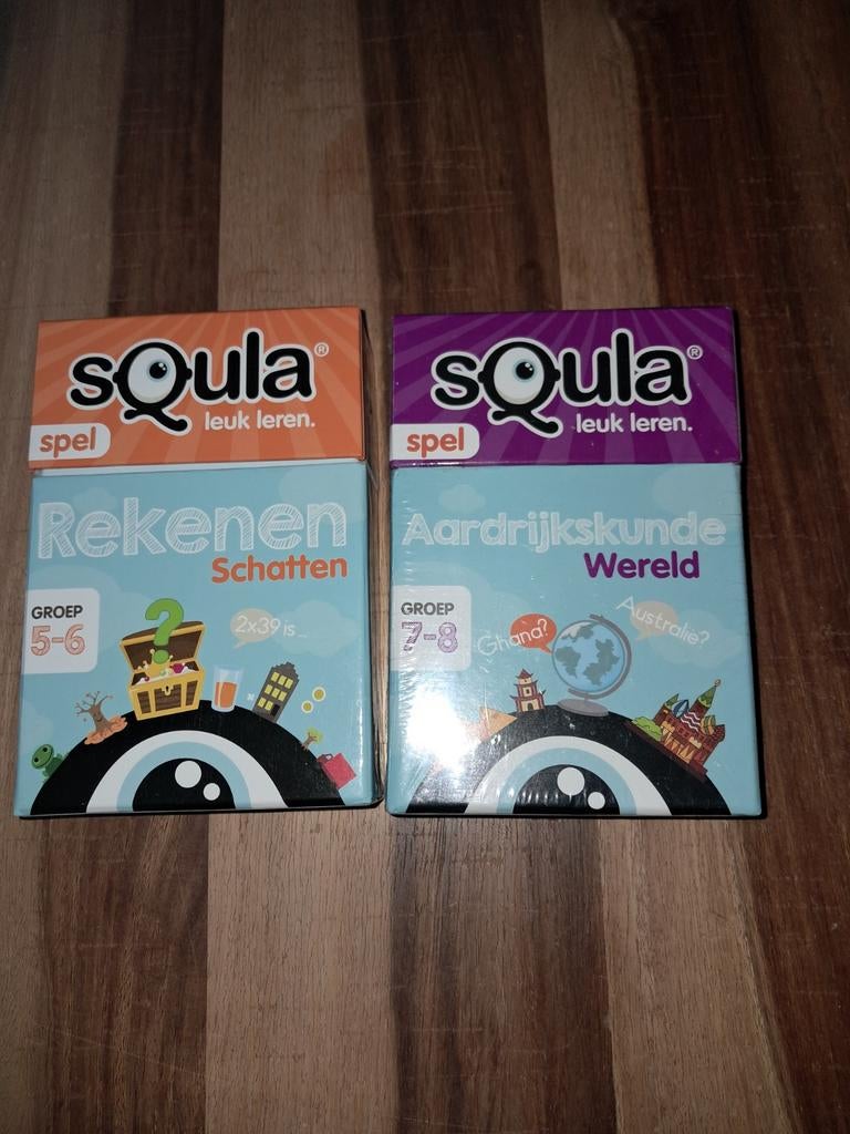 Squla Rekenen & Aardrijkskunde, Ophalen, Zo goed als nieuw, Een of twee spelers, Squla