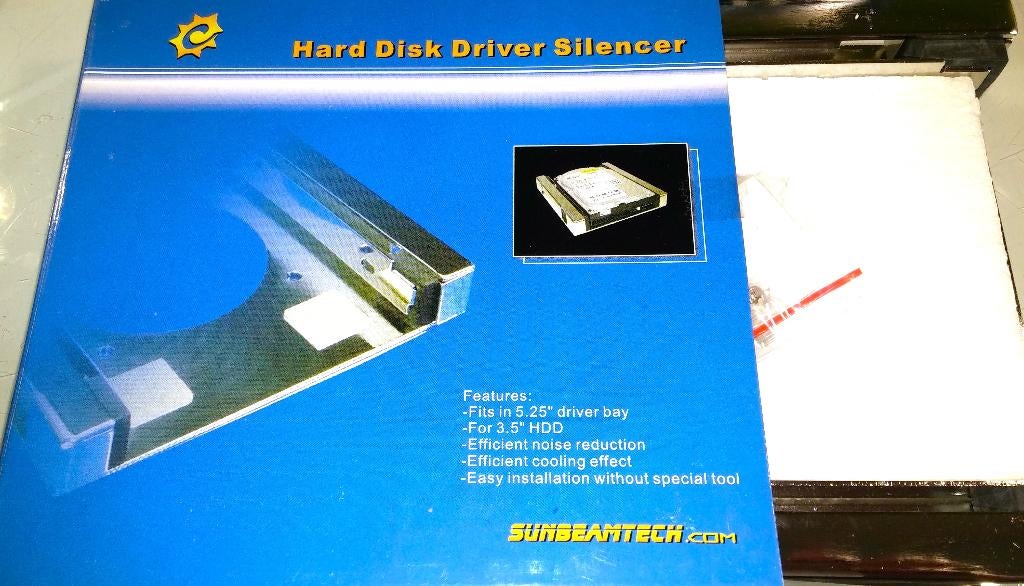 3.5 inch to 5.25 inch HDD Hard Disk Silencer Drive Bay Mount, Computers en Software, Intern, PATA, HDD, Nieuw