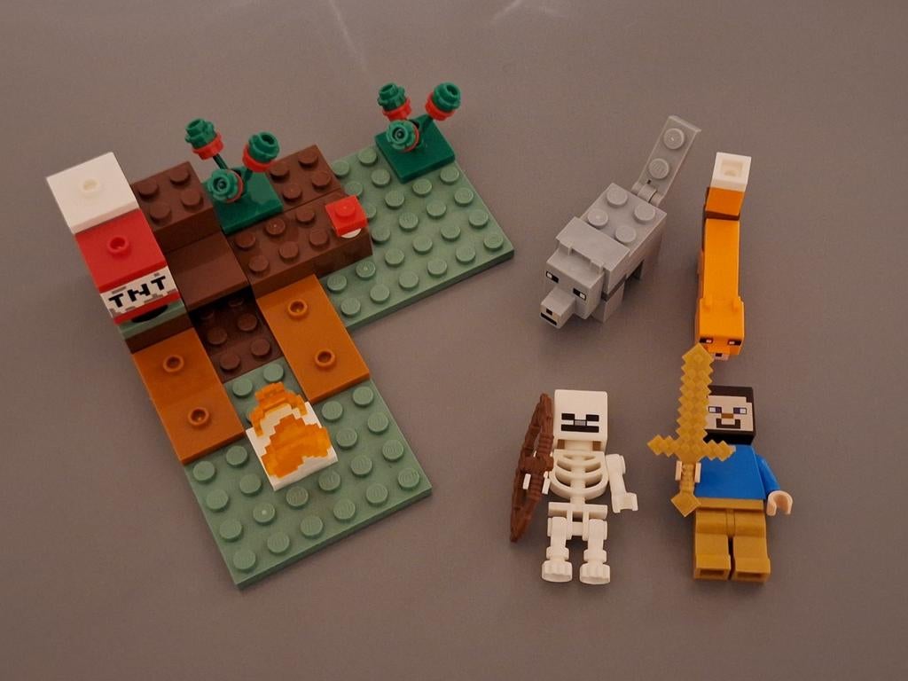 21162 The Taiga Adventure van Lego Minecraft, Ophalen of Verzenden, Gebruikt, Complete set, Lego