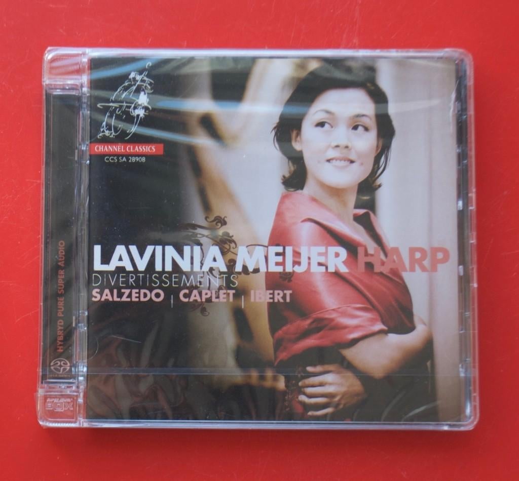 sacd Lavinia Meijer Divertissements Salzedo, Caplet en Ibert, Cd's en Dvd's, Ophalen of Verzenden, Classicisme, Zo goed als nieuw