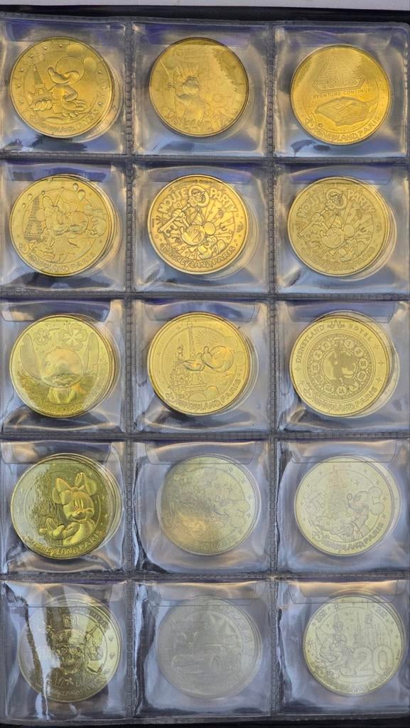Disney Monnaie Munten set, Setje, Frankrijk, Goud, Overige waardes