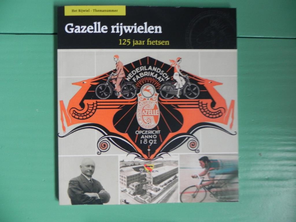 Gazelle Rijwielen 125 jaar fietsen Uitg. Het Rijwiel., Ophalen of Verzenden, Gelezen, Overige vervoermiddelen