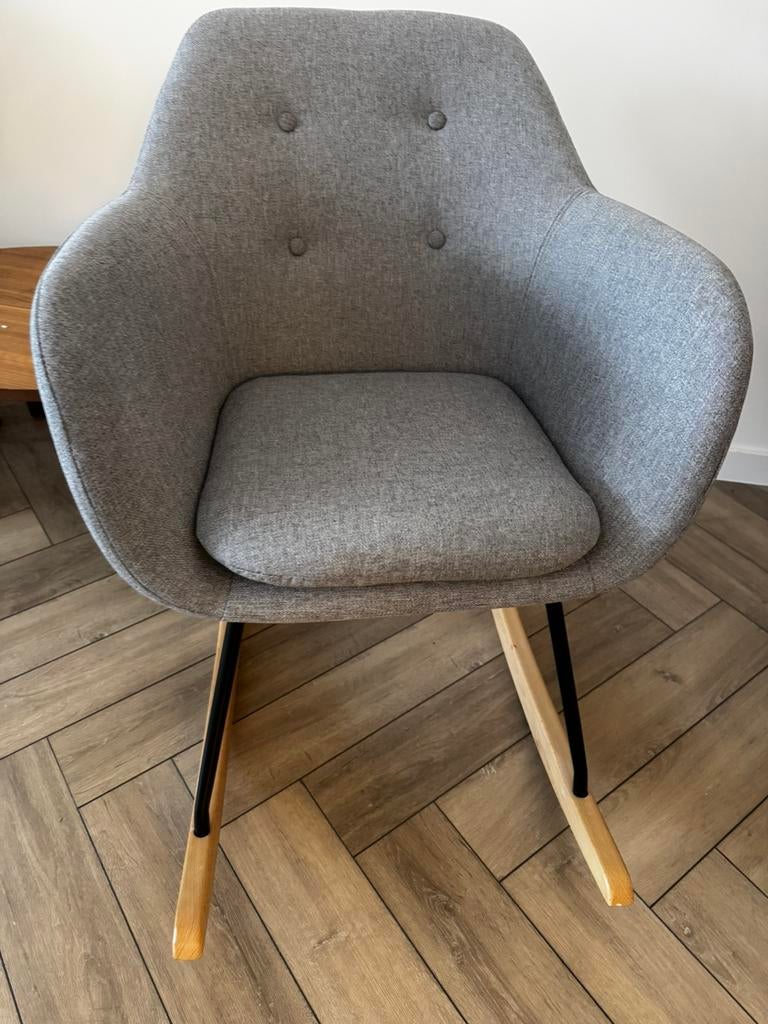 Rocking chair, Huis en Inrichting, Fauteuils, Ophalen, Zo goed als nieuw, 75 tot 100 cm