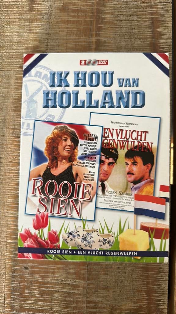 Te koop; dvd rooie sien en een vlucht regenwulpen, Cd's en Dvd's, Alle leeftijden, Ophalen of Verzenden, Zo goed als nieuw