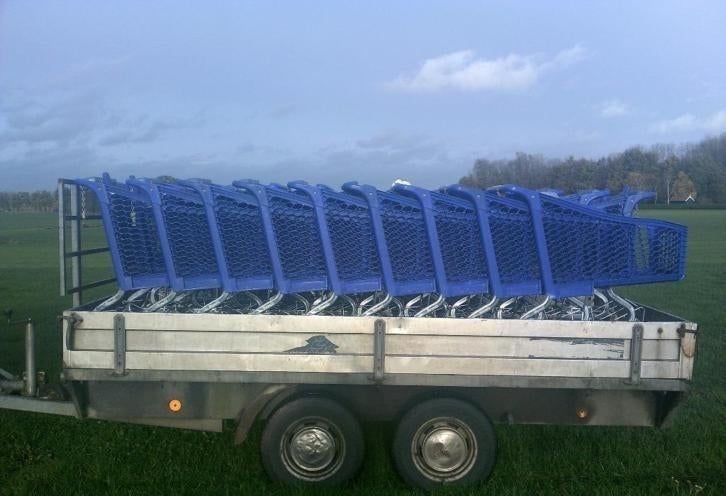 💥  Winkelwagen /winkelwagens [ wanzl ] rolcontainer 💥, 100 liter of meer, Ophalen, Gebruikt, Transportkar