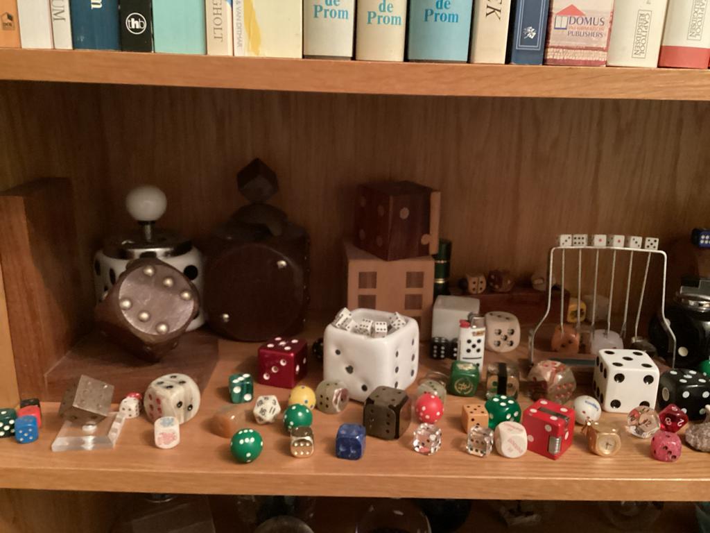 Grote verzameling dobbelstenen, Ophalen of Verzenden, Gebruikt