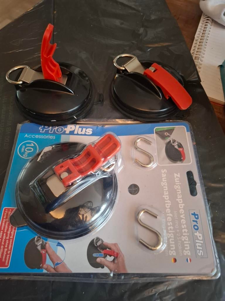 Proplus Zuignap Bevestiging - 3 Stuks, Ophalen of Verzenden, Nieuw