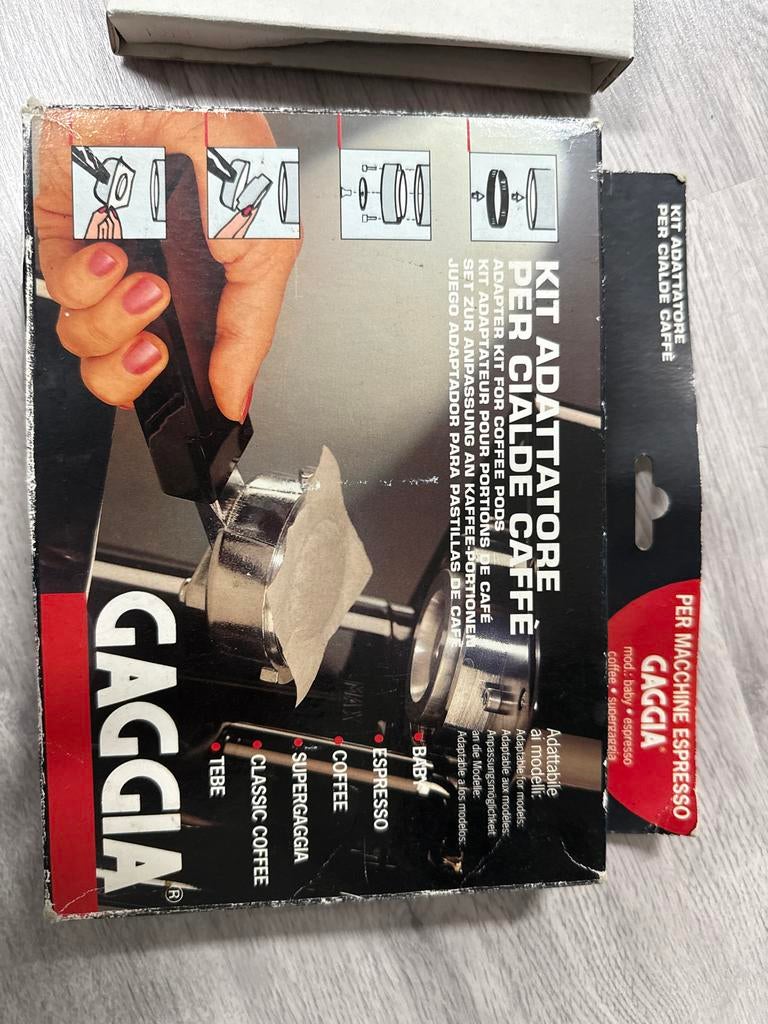 Gaggia Adapter Kit voor Koffie Pods, Ophalen of Verzenden, Nieuw